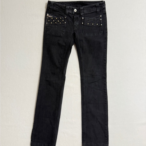 Diesel Size 28 Vintage Women's Black Jeans - Picture 2 of 6